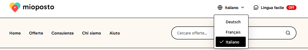 Illustrazione Cambio di lingua